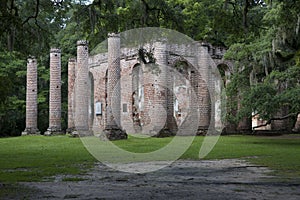 Old Sheldon Church Ruins, South Carolina photo