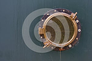 Old ship porthole