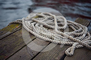 Old ship rope