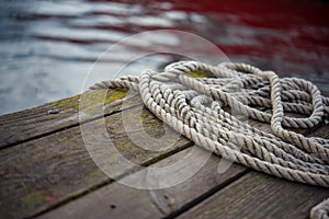 Old ship rope