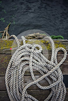 Old ship rope