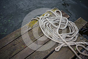 Old ship rope