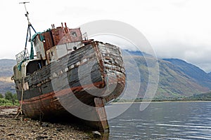 Old Ship Wreck and rusty