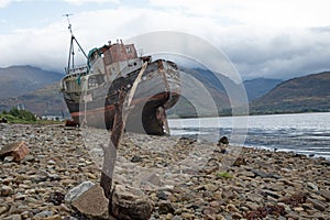 Old Ship Wreck and rusty