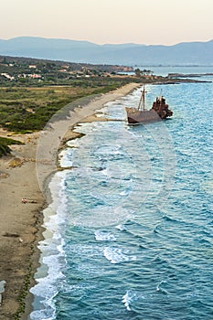 Old Shipwreck near Gytheio