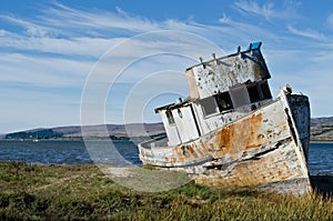 Old Shipwrecked Boat photo