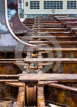 Old shipyard ramp disused