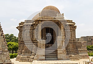Old Shiv Temple in Chittorgarh Fort, Rajasthan photo