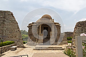 Old Shiv Temple in Chittorgarh Fort, Rajasthan photo