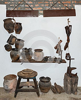 Old Shoemaker and potter workshop