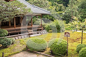 The Old Shorenin Temple and Garden in Kyoto, Japan