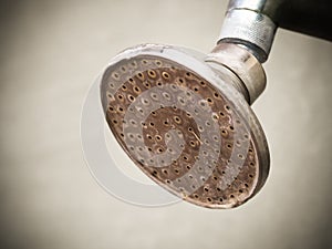 Old shower head