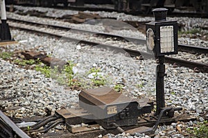 Old shunt machine thai train