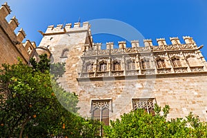 Old Silk Exchange, Valencia, Spain.