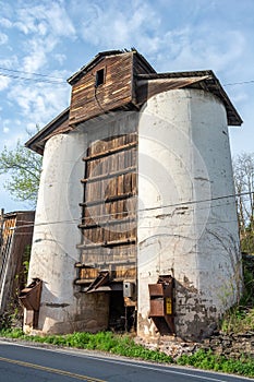 Old silo in Callicoon, New York, United States of America