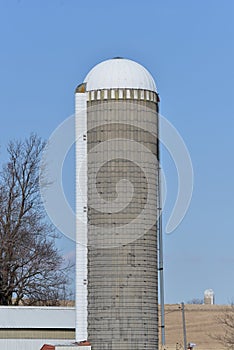 Old silo in southern Wisconsin