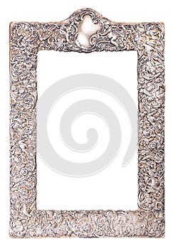 Old silver frame