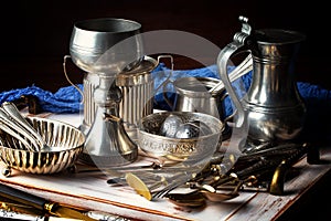 Old silver ware