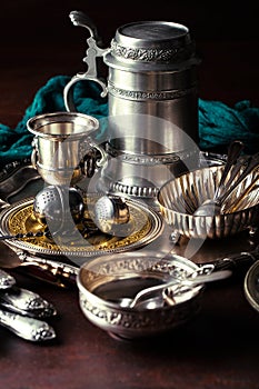 Old silver ware