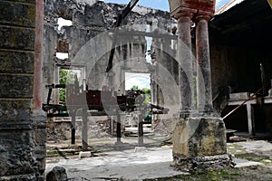 Old Sisal factory technology Mexico hacienda Ranch architecture production