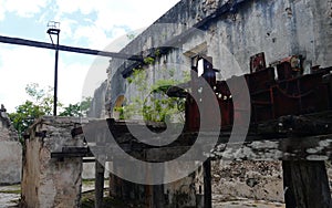 Old Sisal factory technology Mexico hacienda Ranch architecture production