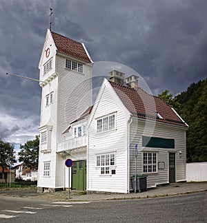 The old Skansen Fire Station in Bergen, Norway
