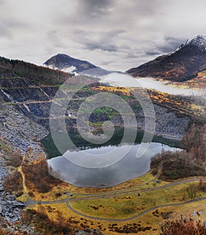 An old slate quarry, Scotland