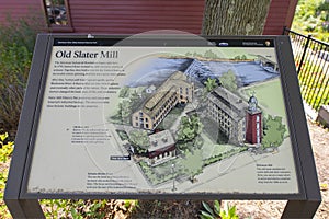 Old Slater Mill National Historic Landmark, Pawtucket, RI, USA photo