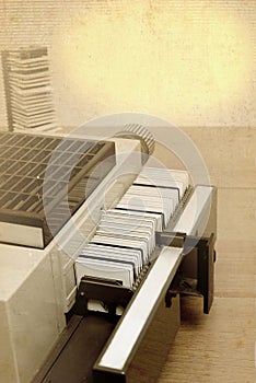 Old slide projector