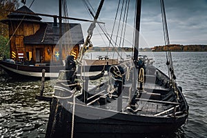 Old sloop in MÃ¤laren Sweden