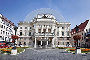 The old Slovak National Theatre building in Neo-Renaissance style,