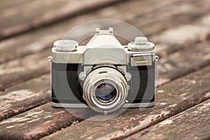 Old SLR camera