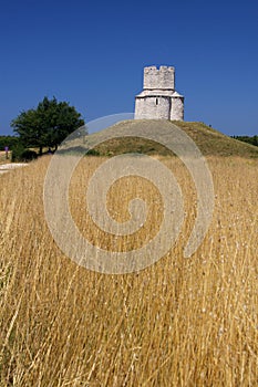 Old small church on the hill