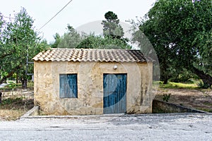 Old small house in the countryside