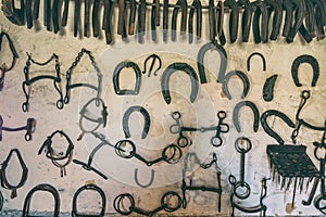Smithy tools on the wall