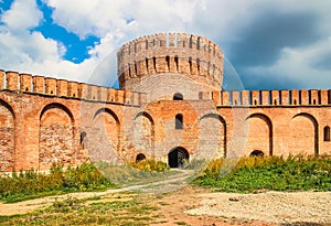 Old Smolensk Kremlin red brick