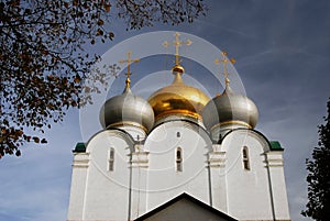 Old Smolensky church in Novodevichy convent in Moscow. photo