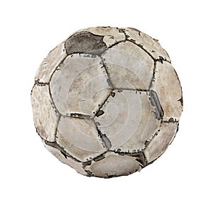 Old soccer ball