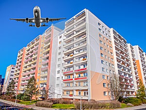 Old social housing prefabricated building