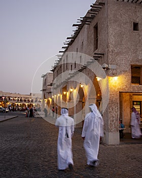 The Old Souk marketplace in Doha, Qatar