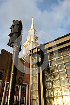 Old South Church Tower during the Day