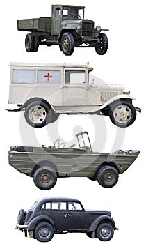 Old soviet army vehicles