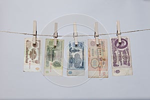 Old Soviet banknotes