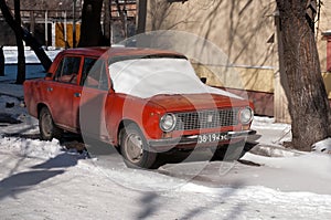 Old soviet car VAZ-2101(Kopeyka)