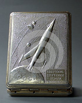 Old soviet cigarette box