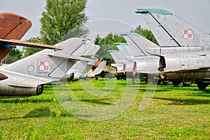 Old soviet fighter planes MIG