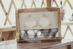 Old Soviet Vintage Antique Retro Radio