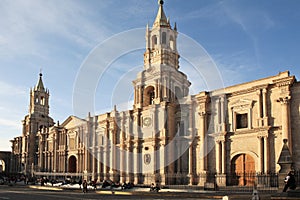 Old Spanish architecture, Arequipa, Peru. photo