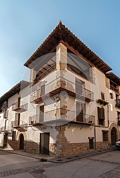 Old Spanish building classic family house traditional