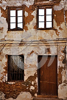 Old Spanish Building Facade